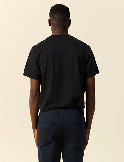 T-shirt manches courtes noir homme