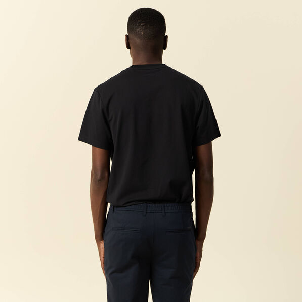 T-shirt manches courtes noir homme