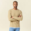 T-shirt manches longues taupe homme