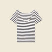 T-shirt manches courtes ecru femme