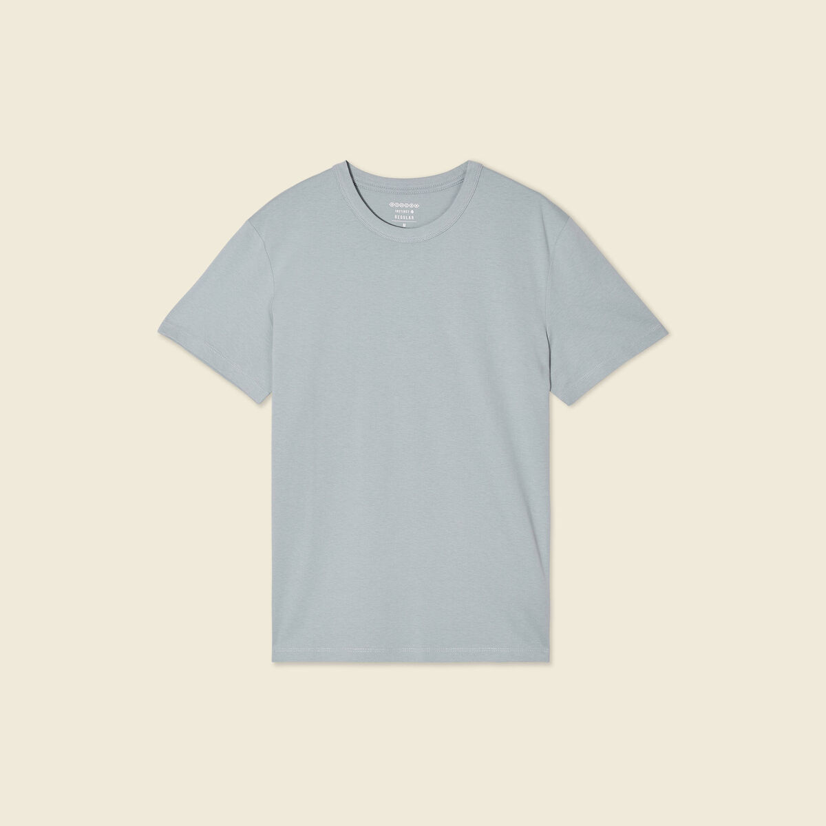 T-shirt éco-responsable bleu gris homme
