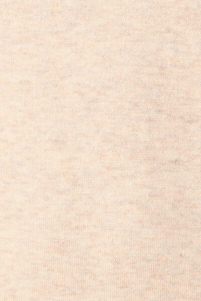 Robe pull éco-responsable creme femme