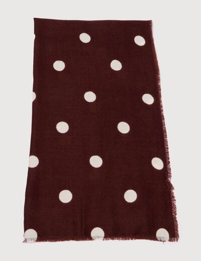 Plaid marron femme