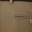Pantalon chino straight vert kaki homme