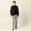 Pull manches longues noir homme