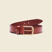 Ceinture en cuir marron homme