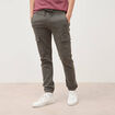 Pantalon battle bas resserr&eacute; vert fonc&eacute; homme
