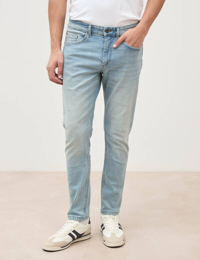 Jeans slim longueur 30 denim used homme