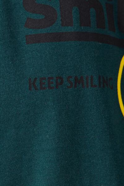 T-shirt SmileyWorld bleu marine homme