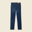 Jeans slim taille haute 7/8ème denim brut femme