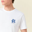 T-shirt manches courtes blanc homme