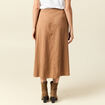 Jupe marron clair femme