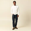 Sweat manches longues ecru homme