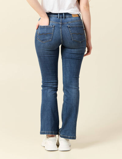 Jeans bootcut denim stone femme