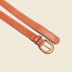 Ceinture en cuir marron femme