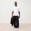 Pantalon coupe loose noir homme