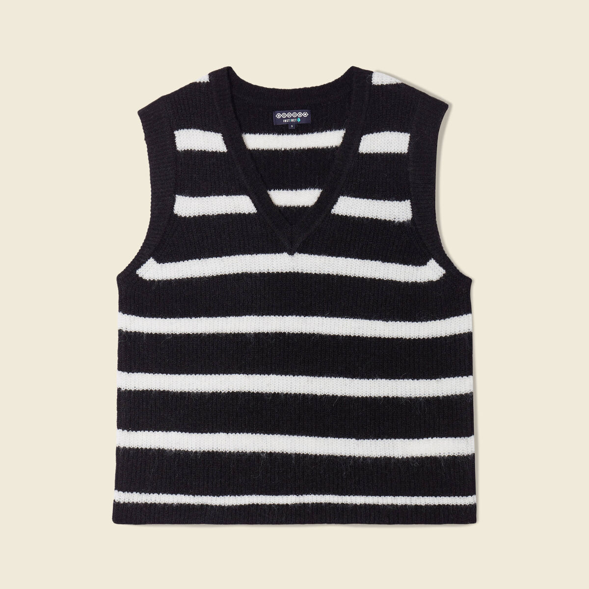 Pull éco-responsable noir femme
