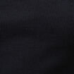 T-shirt bi-mati&egrave;re ajust&eacute; d&eacute;collet&eacute; noir femme
