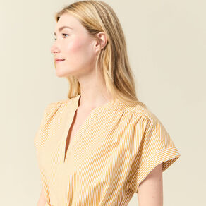 robe droite ceinturee jaune femme Robe droite ceinturée jaune femme