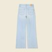 Jeans large éco-responsable denim bleach femme