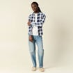 Chemise manches longues ecru homme