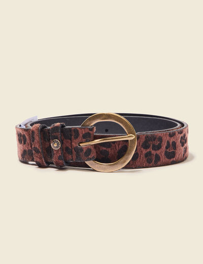 Ceinture marron foncé femme