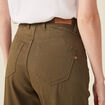 Pantalon cargo vert kaki femme