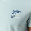 T-shirt manches courtes bleu gris homme