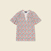T-shirt éco-responsable ecru femme