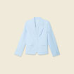 Veste esprit blazer bleu clair femme