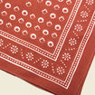 Foulard marron cognac homme
