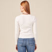 T-shirt éco-responsable ecru femme