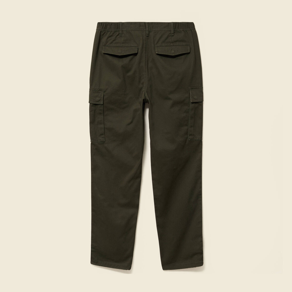 Cargo coupe battle en coton vert kaki homme
