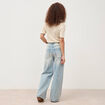 Jeans loose taille standard bleu femme