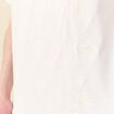 T-shirt manches courtes brodé ecru homme