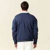 Sweat manches longues bleu marine homme