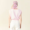 T-shirt manches courtes rose clair femme