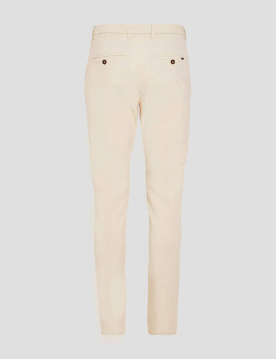 Pantalon chino longueur 32 sable homme
