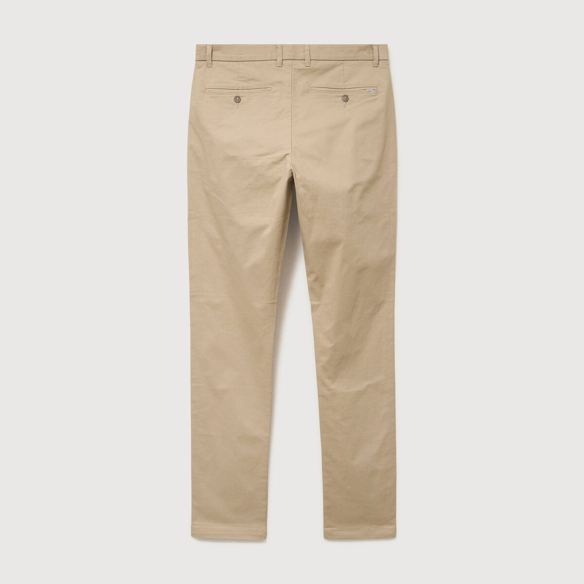 Pantalon chino slim beige homme