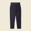 Jeans mom fabriqué en France denim brut femme