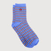 Chaussettes bleu electrique femme