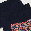 Lot de 3 boxers bleu marine homme