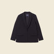 Veste esprit blazer cintrée noir femme