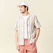 Chemise manches courtes bleu foncé homme