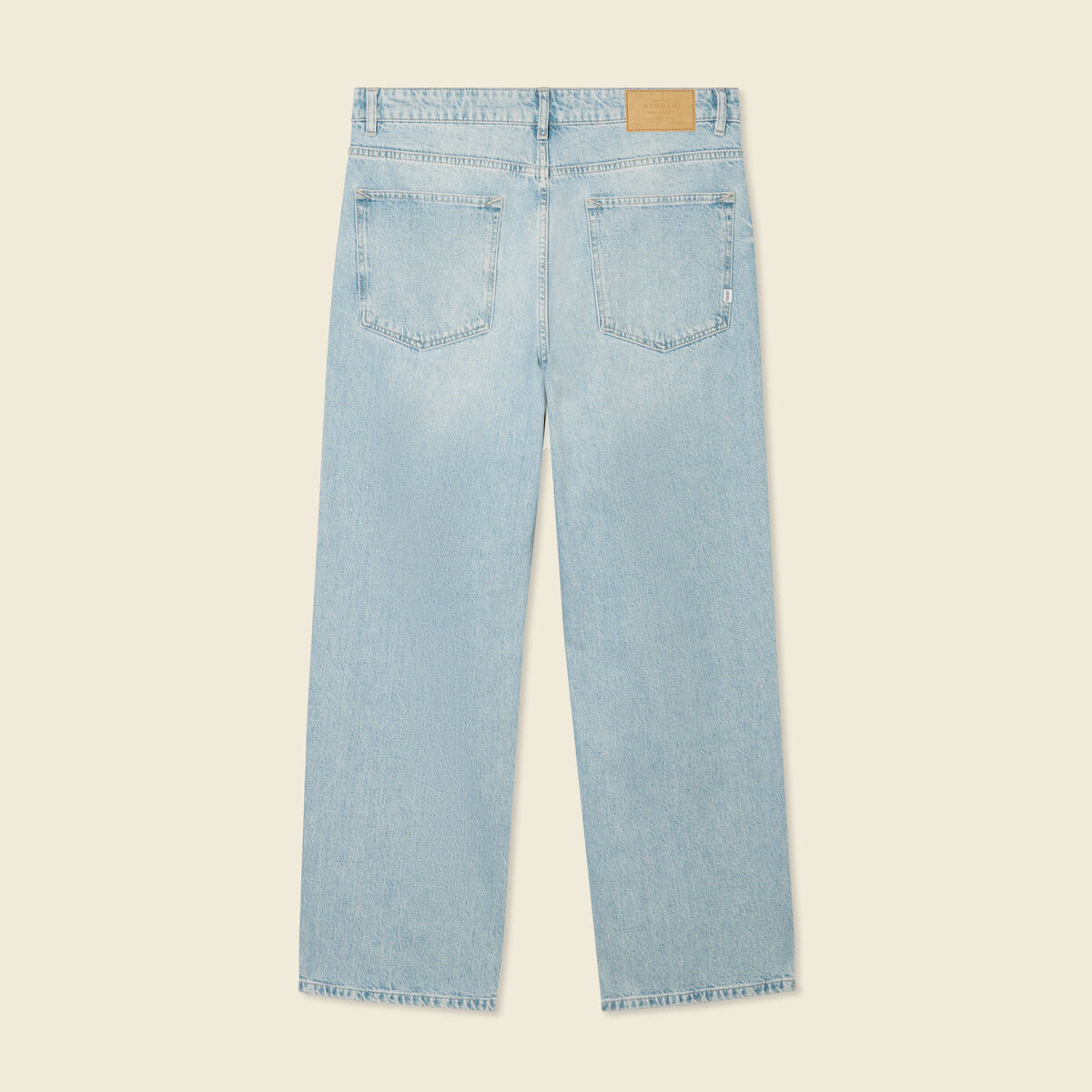 Jeans large 5 poches denim dirty homme