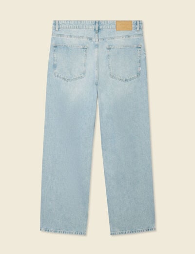 Jeans large 5 poches denim dirty homme