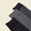 Lot de 3 paires de chaussettes noir homme
