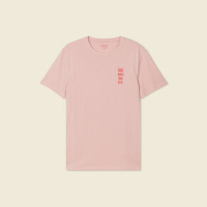 t shirt manches courtes rose pastel homme T-shirt manches courtes rose pastel homme