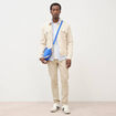 Jeans slim 5 poches denim beige homme