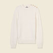Pull manches longues ecru homme